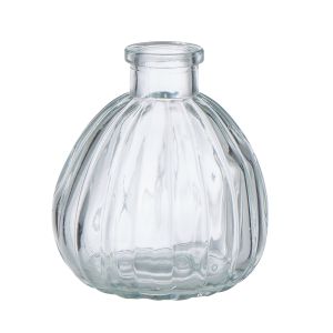 Rogue Clear Glass Vase Clear 9x9x9cm