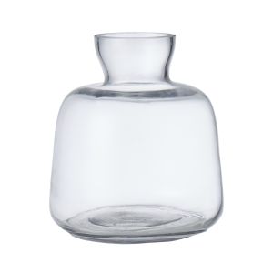 Rogue Clear Glass Vase Clear 9x9x11cm