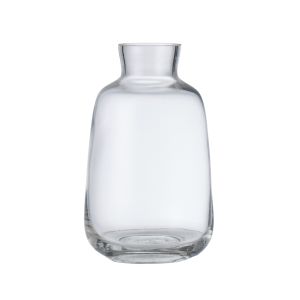 Rogue Clear Glass Vase Clear 7x7x14cm