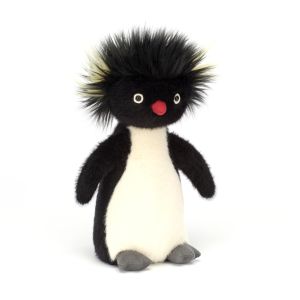Jellycat Ronnie Rockhopper Penguin Black & Cream 8x10x25cm