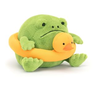 Jellycat Ricky Rain Frog Rubber Ring 18x17x15cm