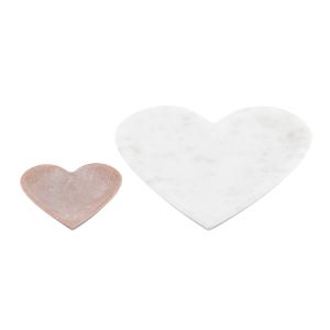 Amalfi Amour Tray Set/2 Pink/White 2x20x15cm