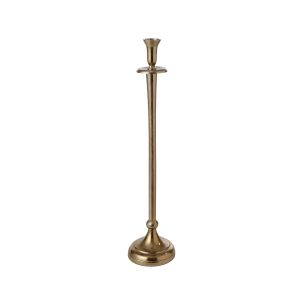 Society Home Classic Slim Metal Candle Holder Gold 13x13x60cm