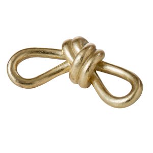 Society Home Golden Knot Sculpture Gold 21x9x8cm