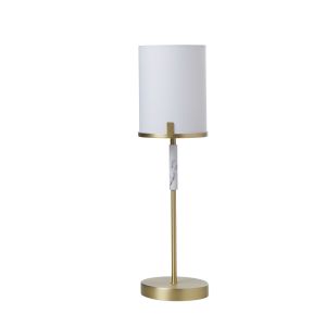Society Home Slim Line Table Lamp Ant Bronze 15x15x55cm