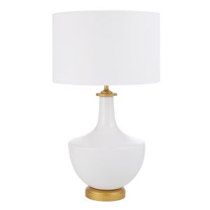 Society Home Glossed Ceramic Table lamp White 40.5x40.5x68.5cm