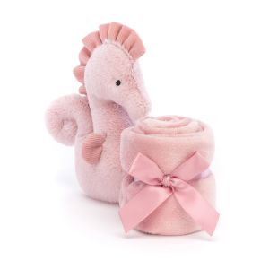 Jellycat Sienna Seahorse Soother Pink 13x34x34cm