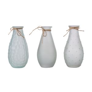 Emporium Sable Bottle Vase 3pcs Set Green 5x5x14cm