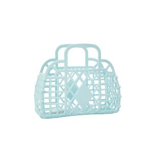 Sun Jellies Retro Basket Mini Blue 15x5.5x12.5cm
