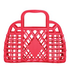 Sun Jellies Retro Basket Mini Coral 16x5.5x12.5cm