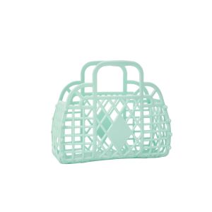 Sun Jellies Retro Basket Mini Mint 15x6x13cm