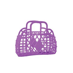 Sun Jellies Retro Basket Mini Purple 15x5.5x12.5cm