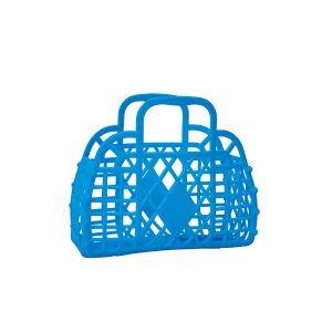 Sun Jellies Retro Basket Mini Royal Blue 15x5.5x12.5cm