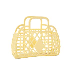 Sun Jellies Retro Basket Mini Yellow 15x5.5x12.5cm