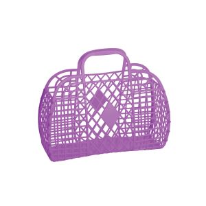 Sun Jellies Retro Basket Small Purple 25x22x11cm