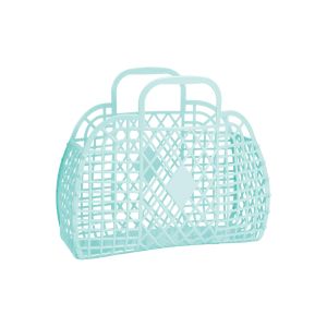 Sun Jellies Retro Basket Small Seafoam 25x11x22cm
