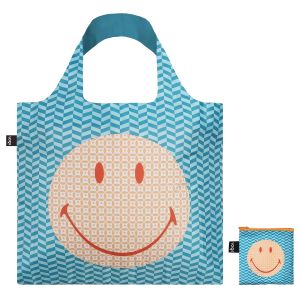 LOQI Smiley Geometric Bag Multi-Coloured 50x42cm