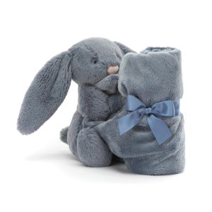Jellycat Bashful Dusky Blue Bunny Soother Blue 34x34x13cm (New Item Code)