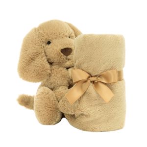 Jellycat Bashful Toffee Puppy Soother Beige 13x34x34cm