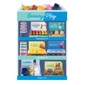 Discovery Zone Sensory Play Floor Standing Display POS Pack 2025 61.5x46.5x71cm