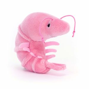 Jellycat Sensational Seafood Shrimp Pink 6x8x6cm