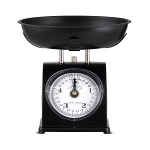 Academy Arte Mechanical Kitchen Scale Black 14x17.3x21cm/5kg/20g