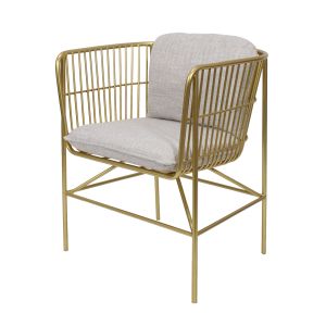 Amalfi Fabien Chair White 61x54x72.5cm