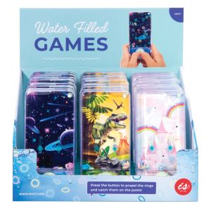 Is Gift Water Filled Games (3Asst/24Disp) Assorted 13.8x6.7x0.7cm