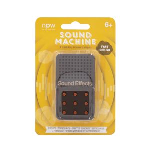 NPW Fart Fanfare Sound Machine Brown 6x2x10cm