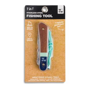 W+W 7-in-1 Fishing Multi-Tool Multi-Coloured 10.5x2.3x19cm