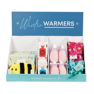 isGift Winter Warmers Countertop POS Pack2024 Assorted 60x30x51cm