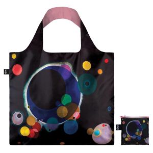 LOQI Wassily Kandinsky Several Circles Bag Multi-Coloured 50x42cm