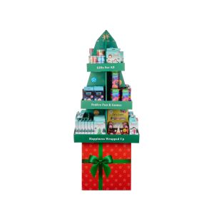 Discovery Zone Christmas Tree Floor Standing Display POS 2025 Pack B Assorted 58.5x58.5x152.5cm