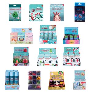 Discovery Zone Christmas Tree Floor Standing Display POS Refill Pack 2 Assorted 58.5x58.5x152.5cm