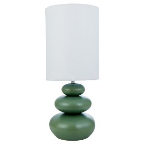 Amalfi Pebble Table Lamp Green 29x29x62cm