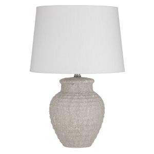 Amalfi Nile Table Lamp Grey & White 35.5x35.5x51cm