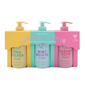 Yes Studio Cocktail Hour Body Wash (Set of 3) Multi-Coloured 6x6x18cm