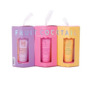 Yes Studio Fruity Cocktail Hand Cream Trio (Set of 3) Multi-Coloured 4x4x13cm