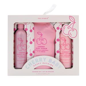 Yes Studio Cherry Baby Happy Bathing Shower (Set of 3) Pink 5x5x15cm