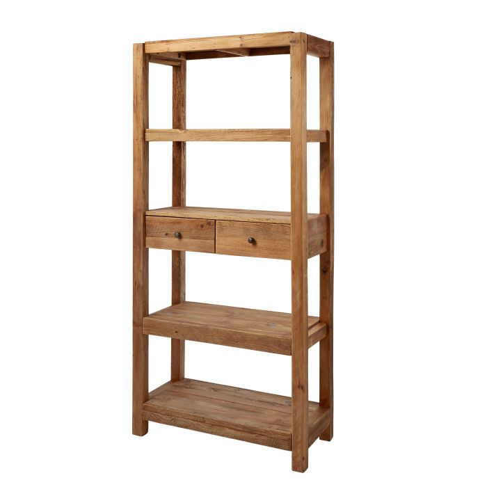 Reclaimed Pine Wood Shelving Unit Shelving Amalfi
