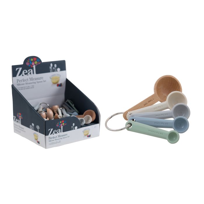 Zeal Perfect Measure Silicone Measuring Spoon Set 
