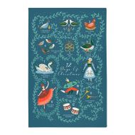 Ulster Weavers 12 Days of Christmas Cotton Tea Towel 74x48x0.2cm