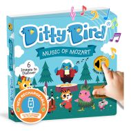 Ditty Bird Music of Mozart Multi-Coloured 16x2x16cm