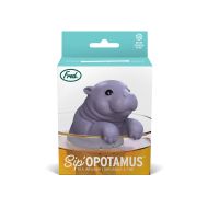 Fred Sipopotamus Hippo Tea Infuser Multi-Coloured 4x4x12cm