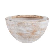 Rogue Earthenware Rim Bowl Large Grey 29x29x16cm