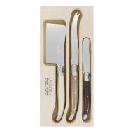 Andre Verdier Debutant Cheese Knife 3pcs Set La Terre Cleaver 21cm/Cheese 23cm/Pate 17cm