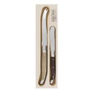 Andre Verdier Debutant Cheese Knife 2pcs Set La Terre Cheese 23cm/Pate 17cm