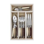 Andre Verdier Debutant Cutlery Set 24pce La Terre Multi 32x20x5cm