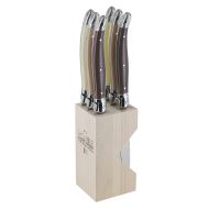 Andre Verdier Debutant Serrated Knife 6pcs Set La Terre Multi 7x7x24cm