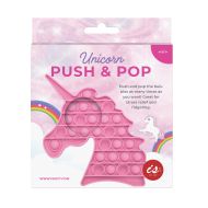 isGift Push & Pop - Unicorn Pink 17.5x16.5x1.5cm